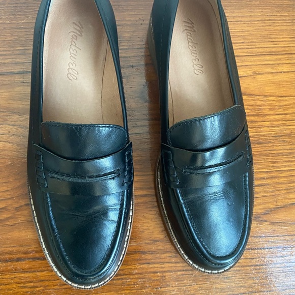 Madewell Black Leather Loafers - Picture 11 of 16